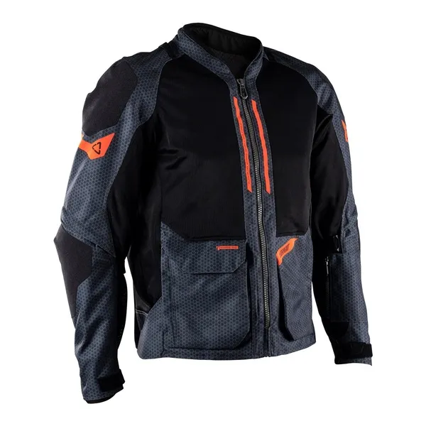 Leatt 4.5 ADV FlowTour Jacket (Short) - Iron / Grey (L/US42/