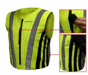 RJAYS PREMIUM SAFETY VEST - HI VIZ YEL (LG)