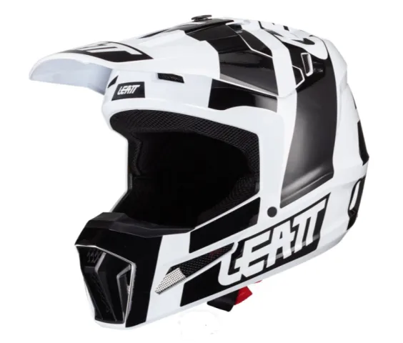 Leatt 2024 3.5 Junior Helmet Kit - Black / White (YL)