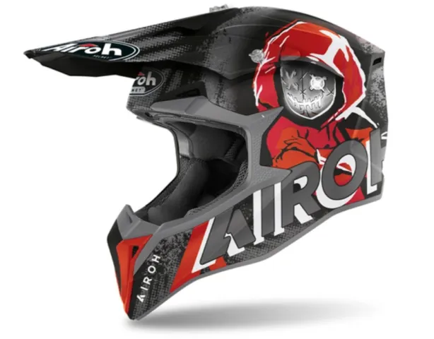 AIROH WRAAP 'ALIEN' RED MATT S (WRA55)