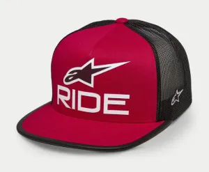 RIDE 4.0 TRUCKER HAT | RED-BLACK-WHITE (3112) / One Size