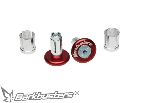 BB: ACC- - BAR END PLG (ANODIZED) - RED