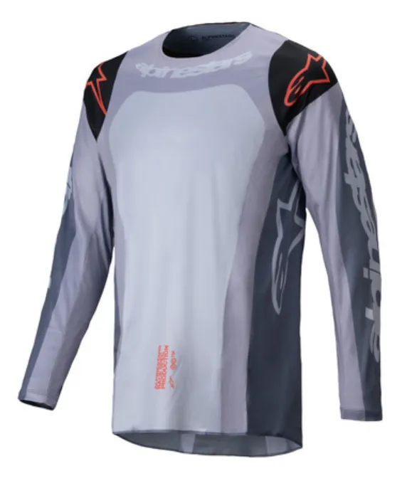 2025 RACER OCURI JERSEY | GRAY BLACK FLURO ORANGE (1516) / 5