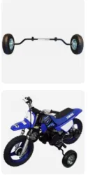 X-TECH UNIVERSAL TRAINING WHEELS (SET)
